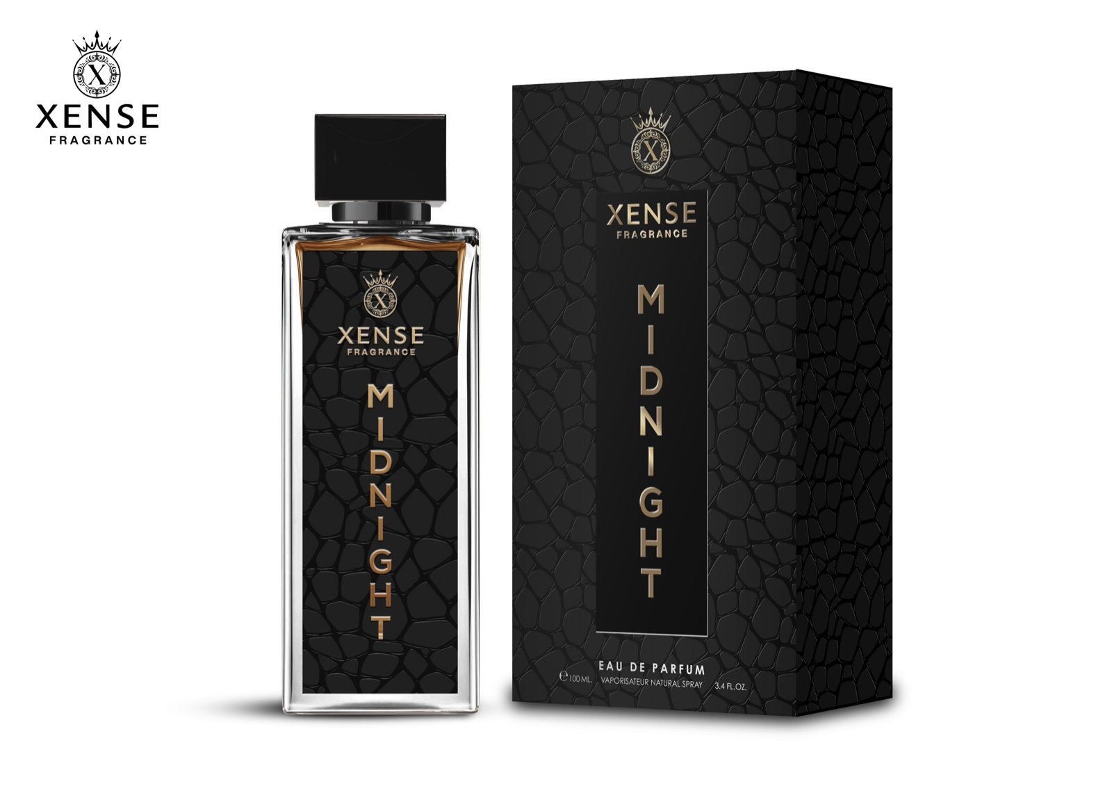 Midnight | Eau de Parfum by Xense Fragrance 100ml | Unisex